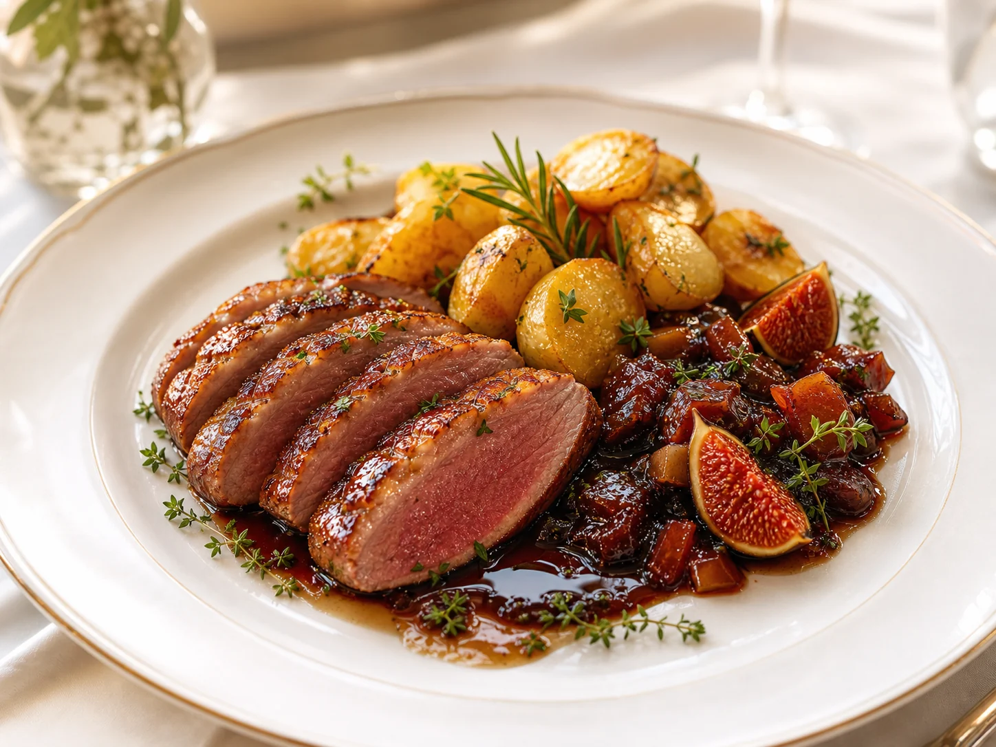 Magret de canard chutney de figues